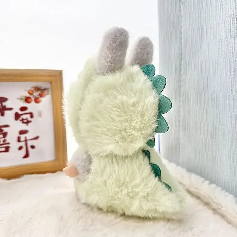 17cm Labubu Pendant Sitting Baby Shark Bee Dinosaur Cute Dolls Accessories Cute Decoration