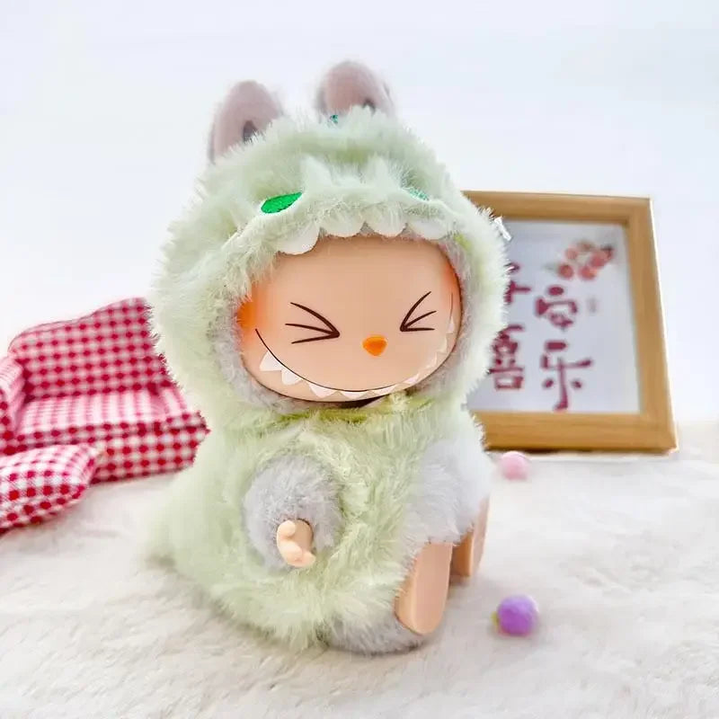 17cm Labubu Pendant Sitting Baby Shark Bee Dinosaur Cute Dolls Accessories Cute Decoration