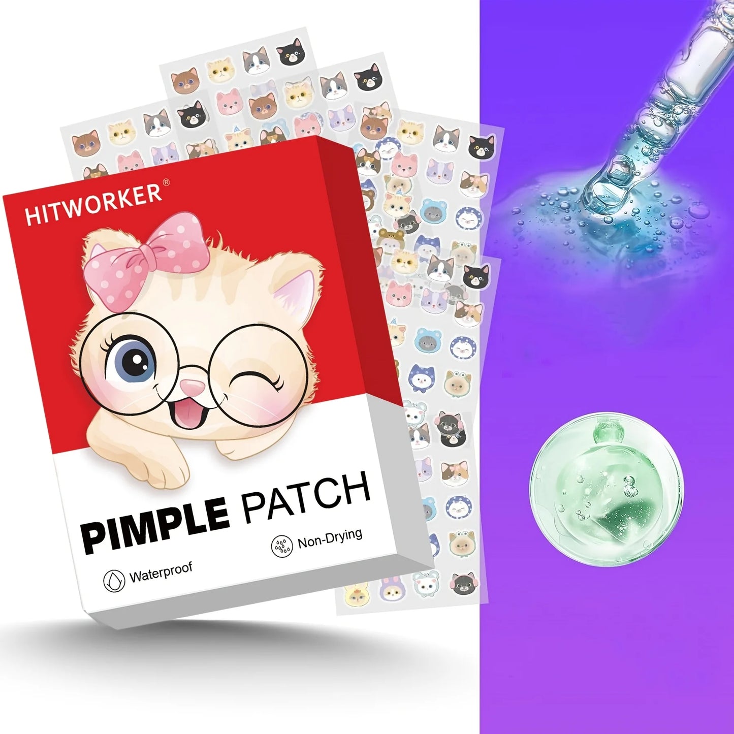 20 Cute Cat Pimple Patches