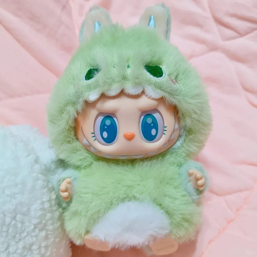 17cm Labubu Pendant Sitting Baby Shark Bee Dinosaur Cute Dolls Accessories Cute Decoration