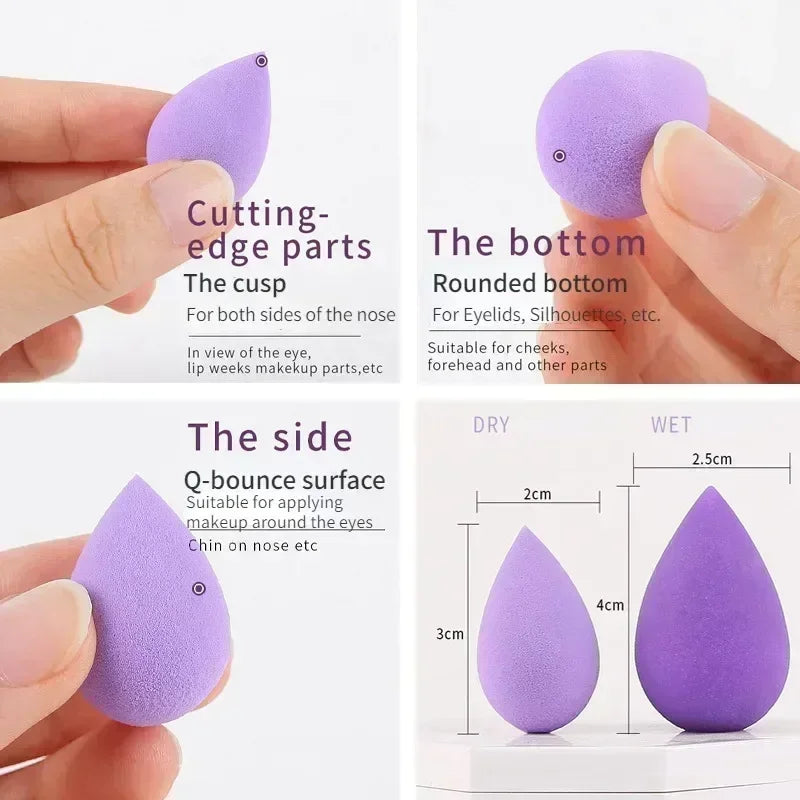 7/8Pcs Multi-Colored Mini Beauty Blenders